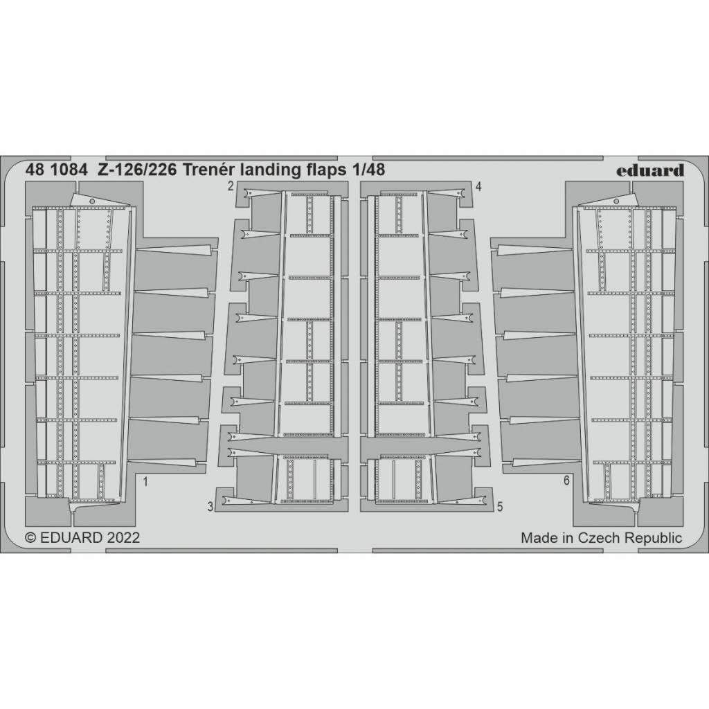 【新製品】481084 1/48 ズリン Z-126/226 トレネール ランディングフラップ(エデュアルド用)