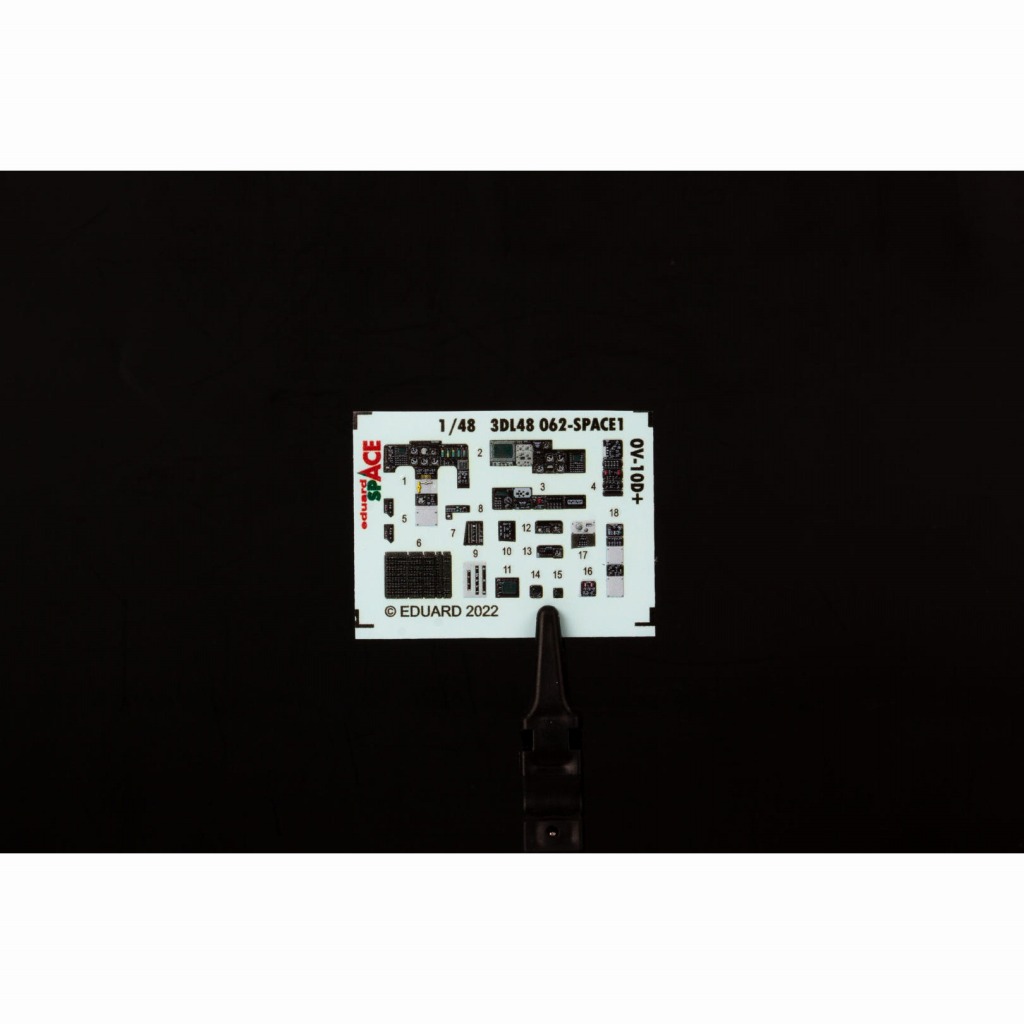 【新製品】3DL48062 1/48 ノースアメリカン OV-10D+ ブロンコ ｢スペース｣内装3Dデカール w/エッチングパーツセット (ICM用)