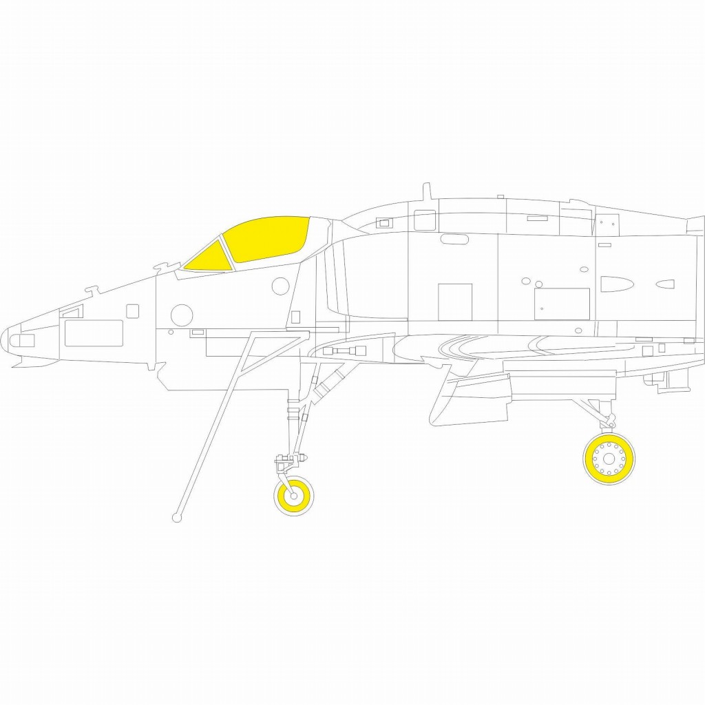 【新製品】CX632 1/72 ダグラス A-4M スカイホーク 塗装マスクシール (ホビーボス用)