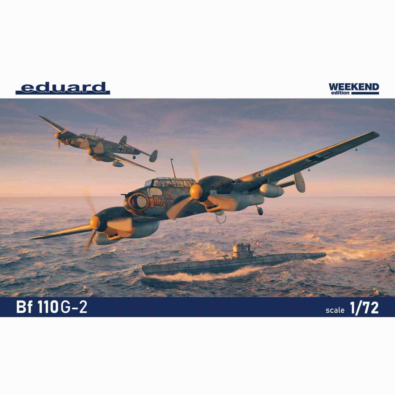 【新製品】7468 1/72 メッサーシュミット Bf110G-2 ウィークエンドエディション