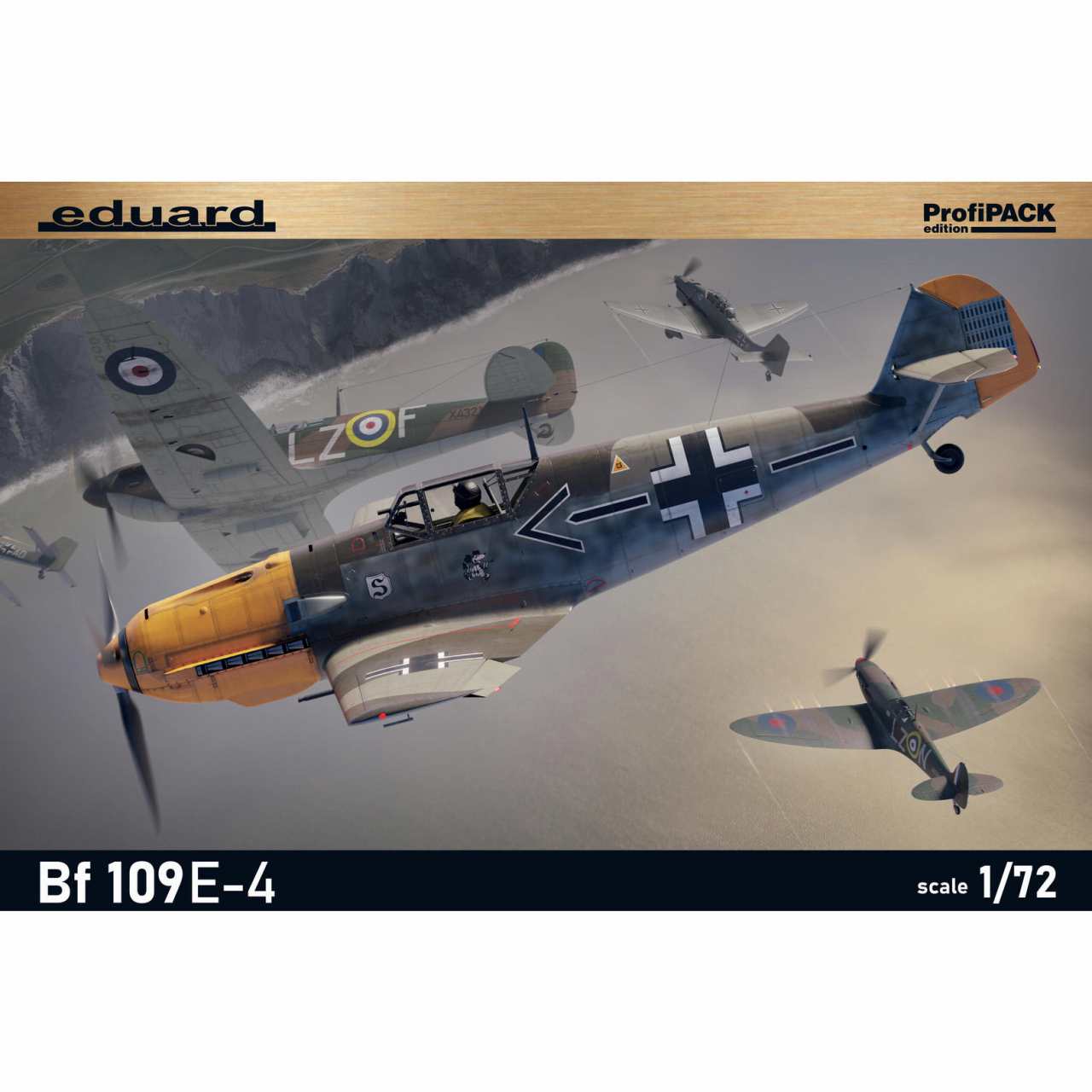 【新製品】7033 1/72 メッサーシュミット Bf109E-4 プロフィパック