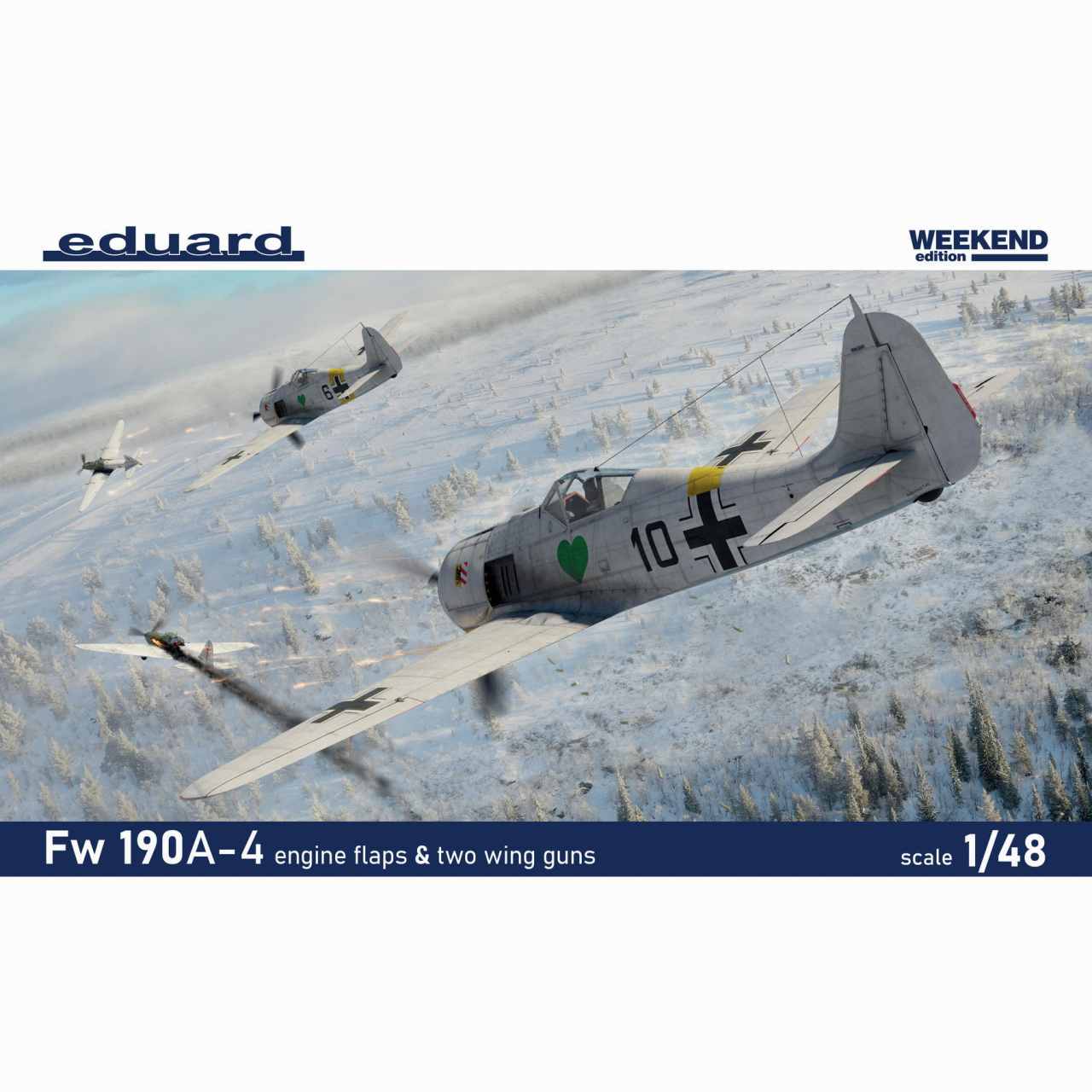 【新製品】84117 1/48 フォッケウルフ Fw190A-4 軽武装型 ウィークエンドエディション