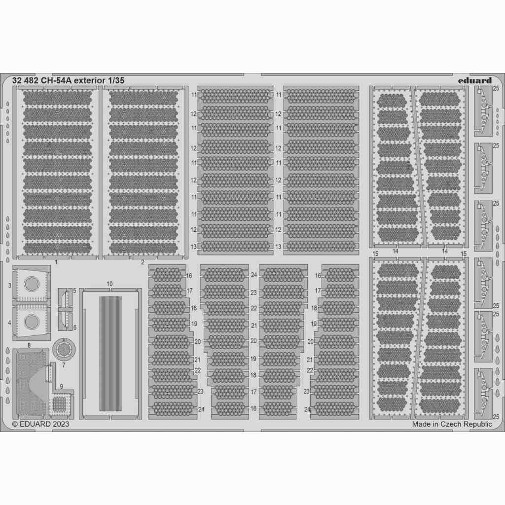 【新製品】32482 1/35 CH-54A タルヘ 外装エッチングパーツ (ICM用)