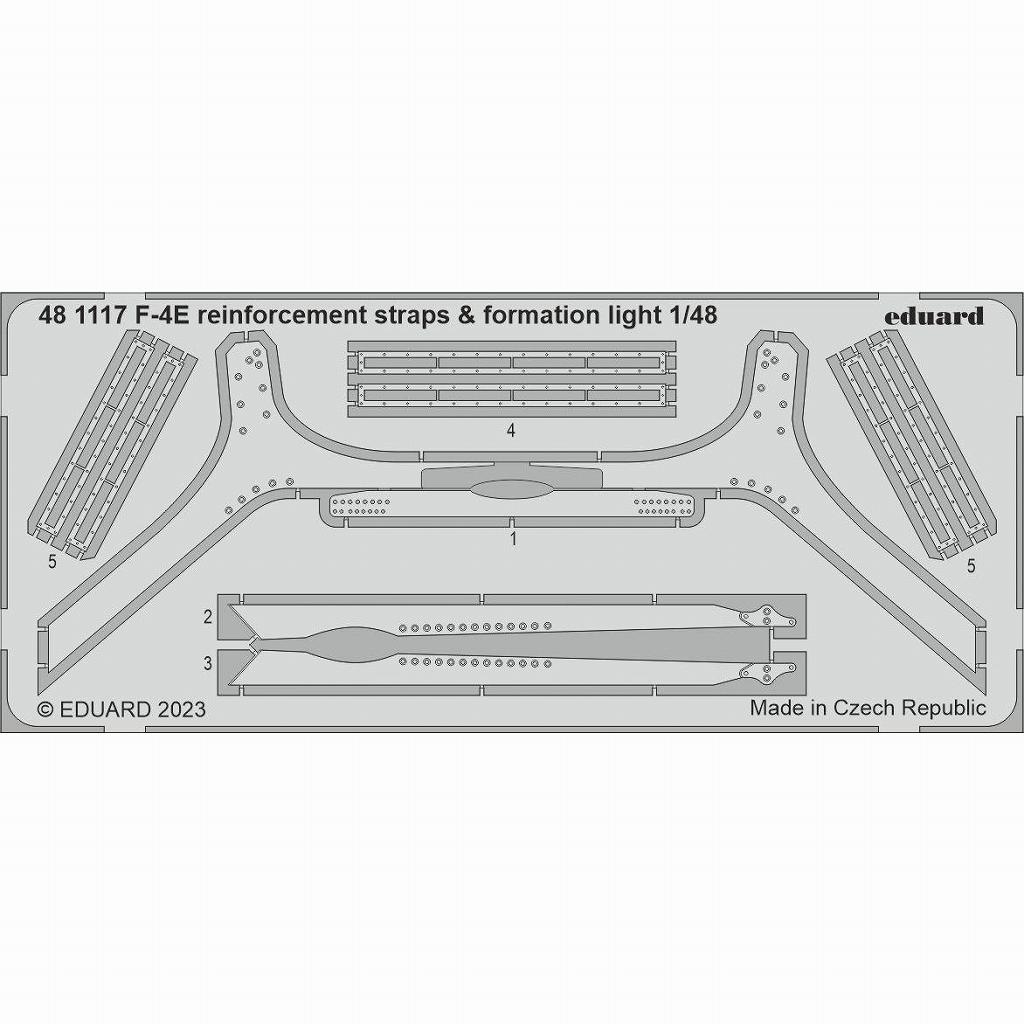【新製品】481117 1/48 F-4E 補強板 & フォーメーションライト (モンモデル用)