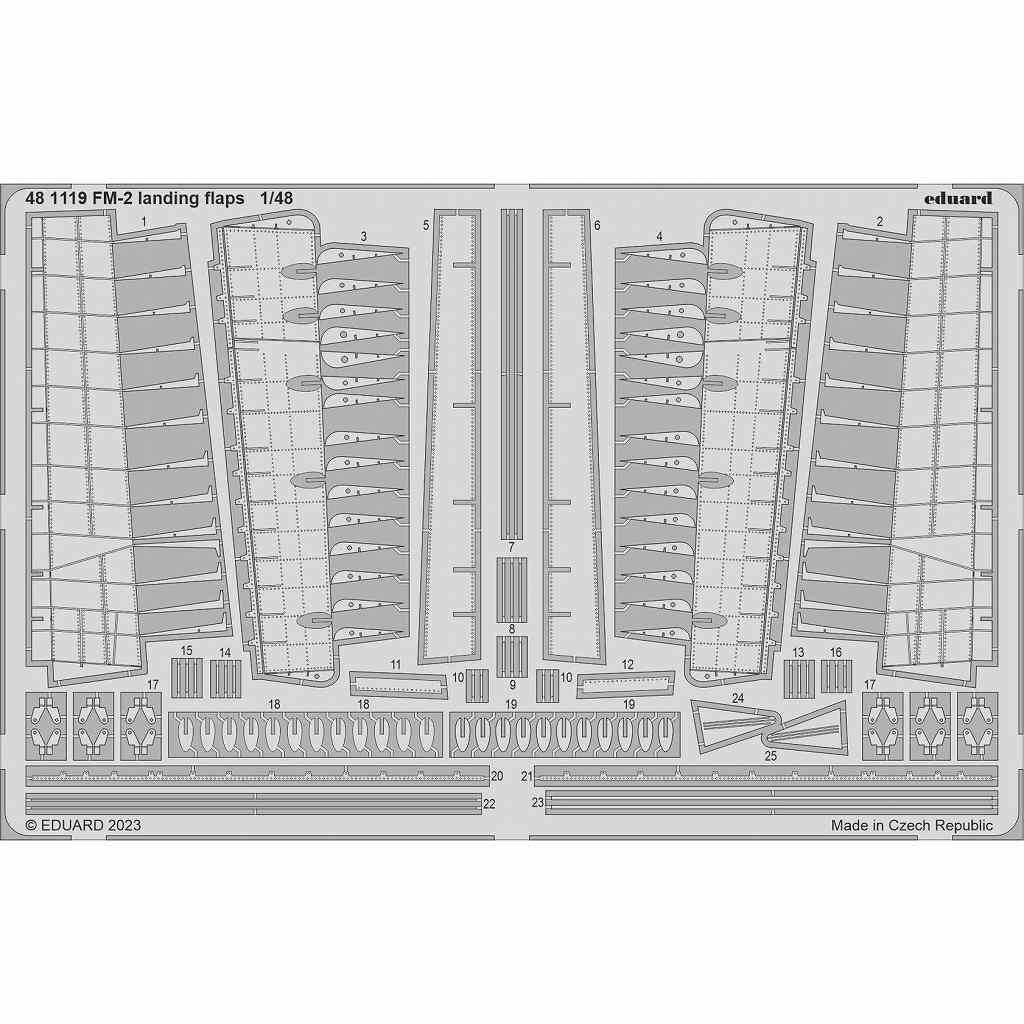 【新製品】481119 1/48 FM-2 ランディングフラップ (エデュアルド用)