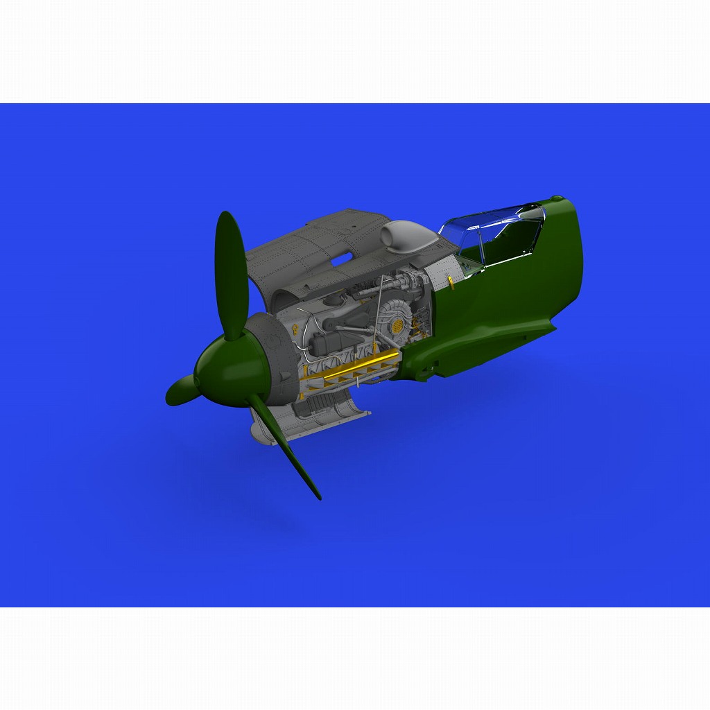 【新製品】ブラッシン648902 1/48 メッサーシュミット Bf109K-4 エンジン (エデュアルド用)