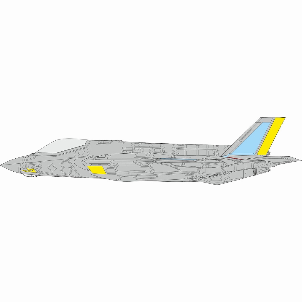 【新製品】CX655 1/72 F-35A RAMコーティング (後期) 塗装マスクシール(タミヤ用)