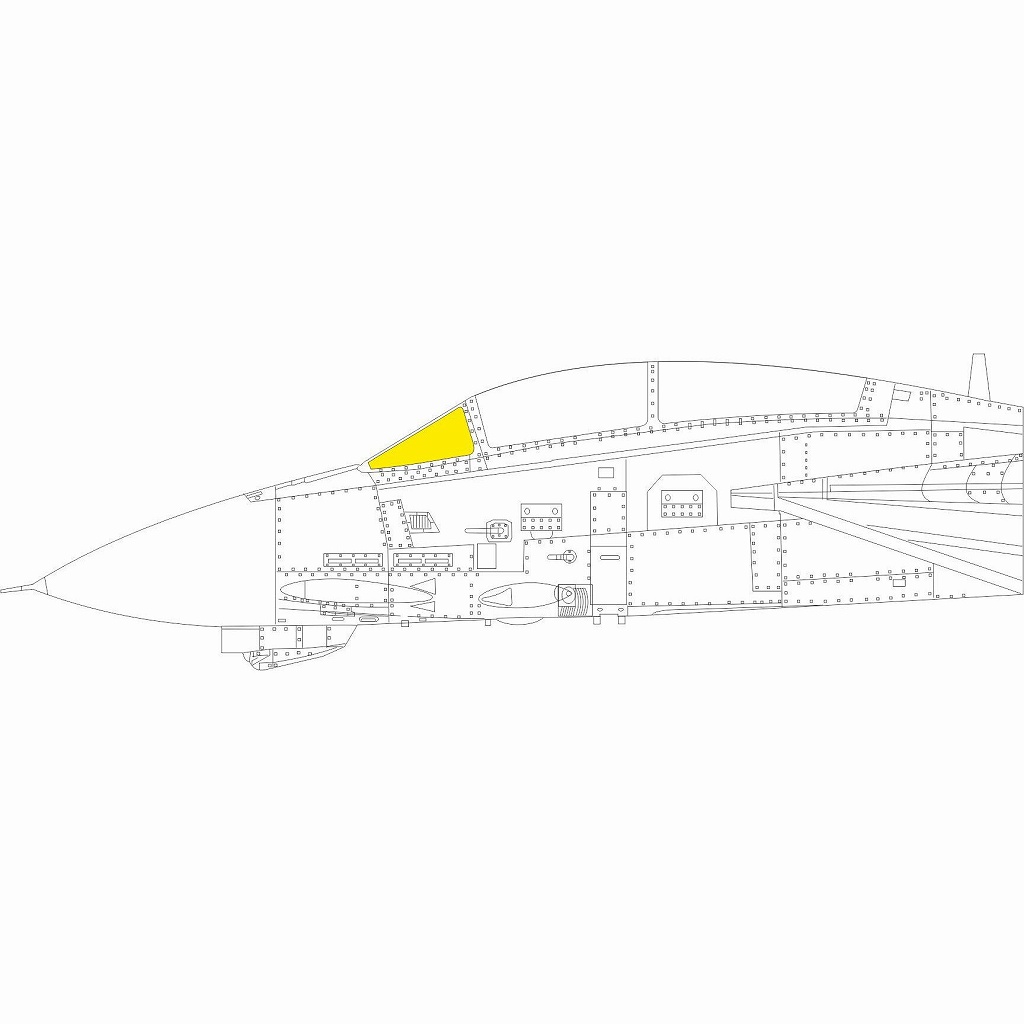 【新製品】EX988 1/48 F-14B ｢Tフェース｣両面塗装マスクシール(グレートウォール用)