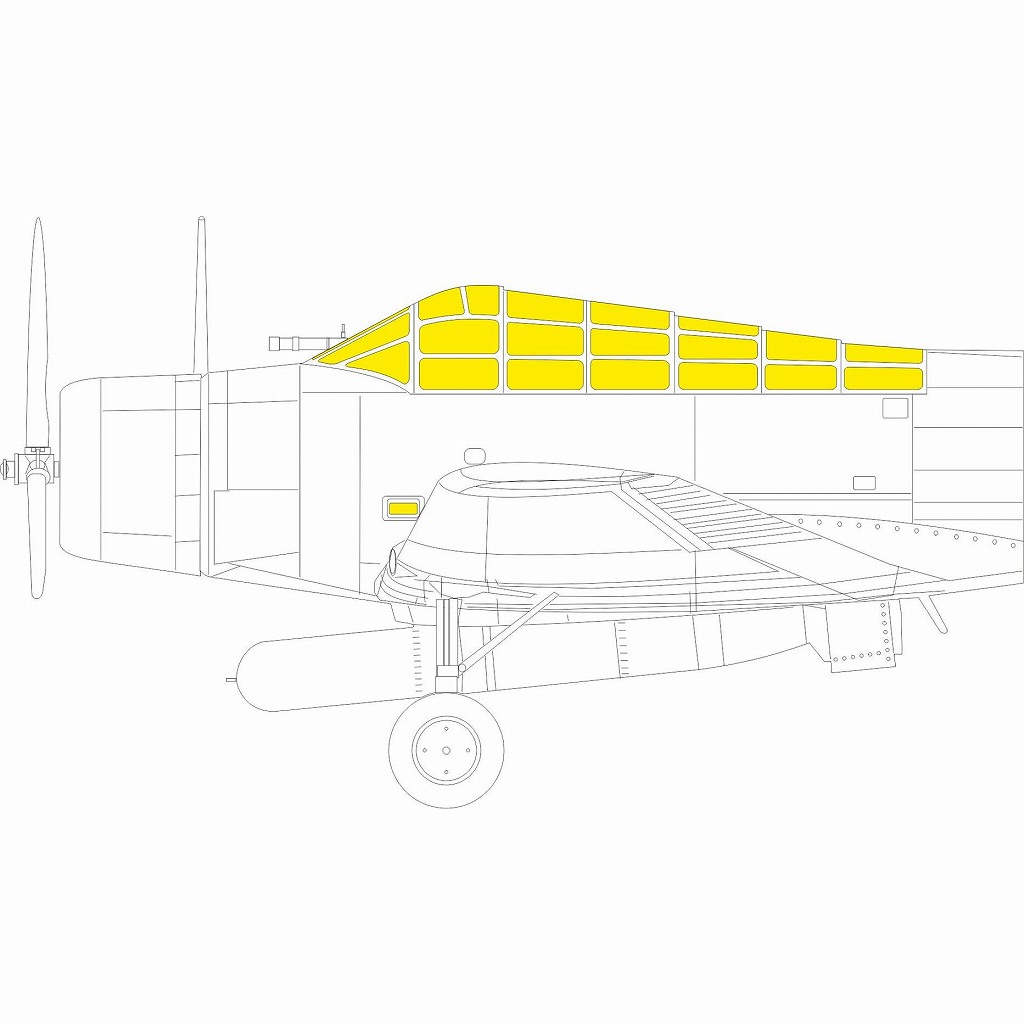 【新製品】JX317 1/32 TBD-1 ｢Tフェース｣両面塗装マスクシール(トランぺッター用)