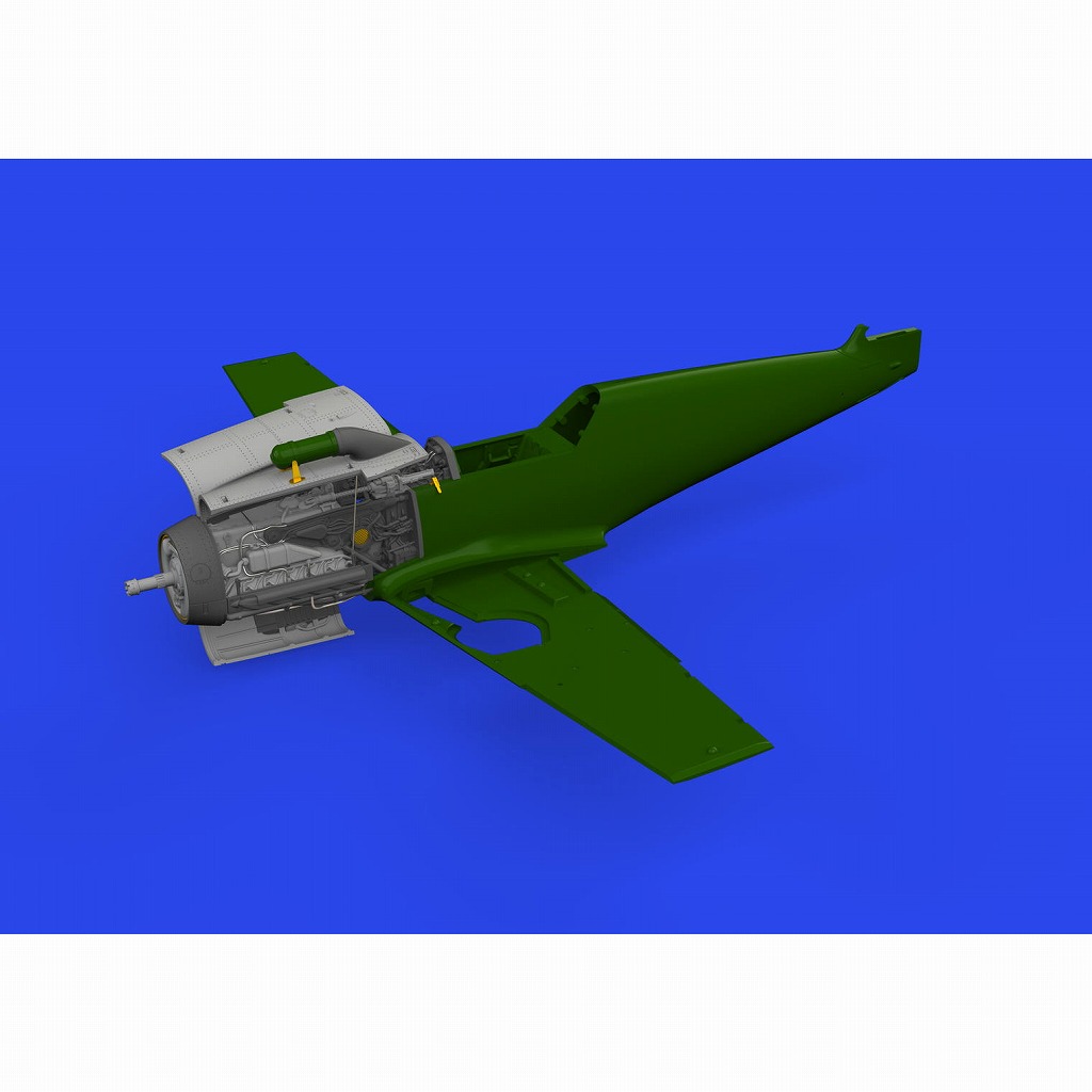 【新製品】ブラッシン672350 1/72 メッサーシュミット Bf109F エンジン (エデュアルド用)