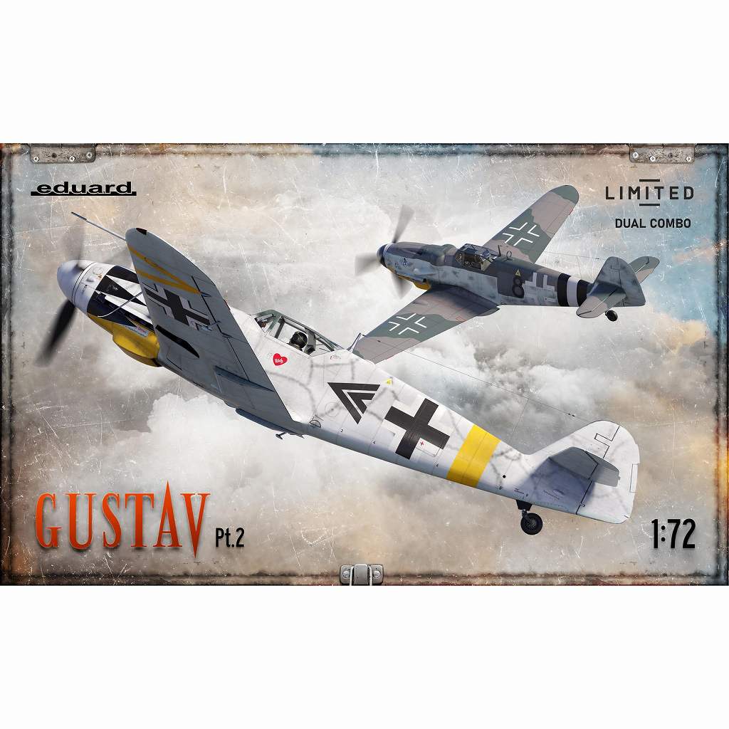 【新製品】2145 1/72 グスタフ パートII メッサーシュミット Bf109G-6(後期)/14 デュアルコンボ リミテッドエディション