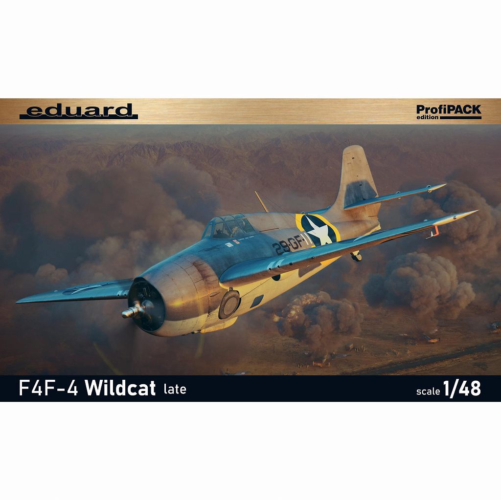 【新製品】82203 1/48 グラマン F4F-4 ワイルドキャット(後期型) プロフィパック