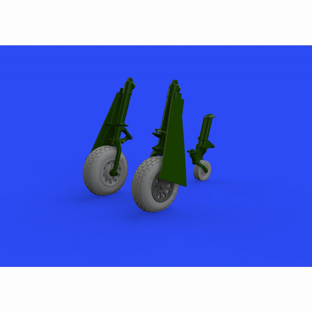 【新製品】ブラッシン648989 1/48 P-51B/C ホイール (ブロックトレッド) (エデュアルド用)