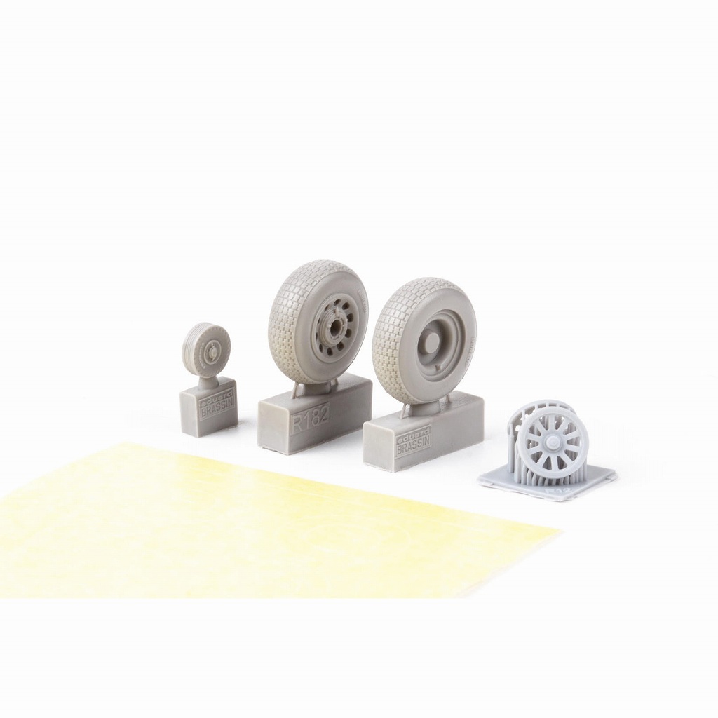 【新製品】ブラッシン648991 1/48 P-51B/C ホイール (ブロックトレッド2) (エデュアルド用)