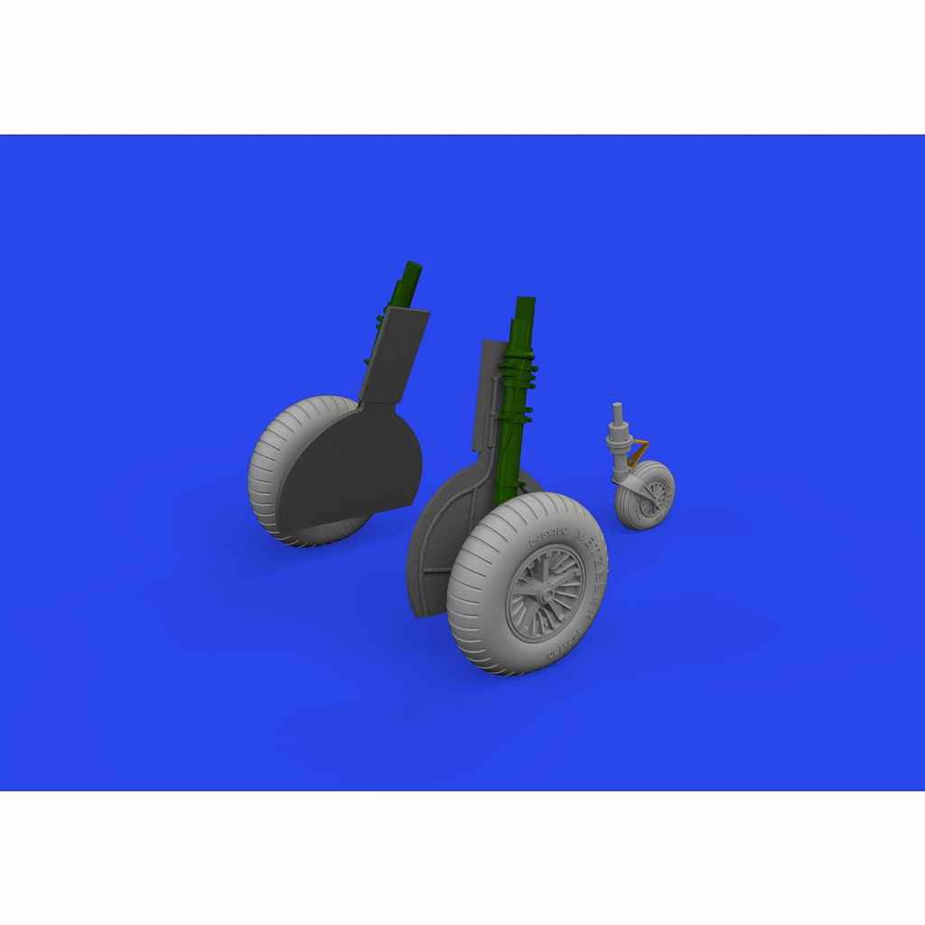 【新製品】ブラッシン648998 1/48 メッサーシュミット Bf108 ホイール (スポークタイプ) (エデュアルド用)