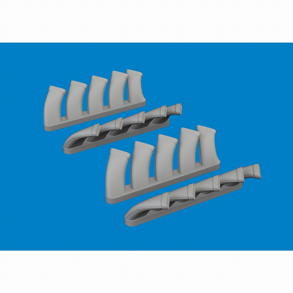 【新製品】ブラッシン6481073 1/48 デ・ハビランド モスキート 排気管 (タミヤ用)
