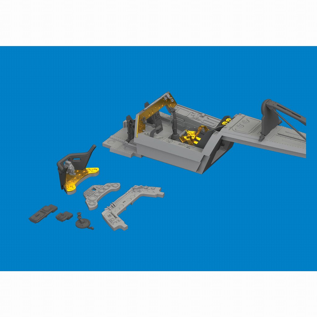 【新製品】ブラッシン6481101 1/48 フォッケウルフ Fw190A-6 コクピット (エデュアルド用)