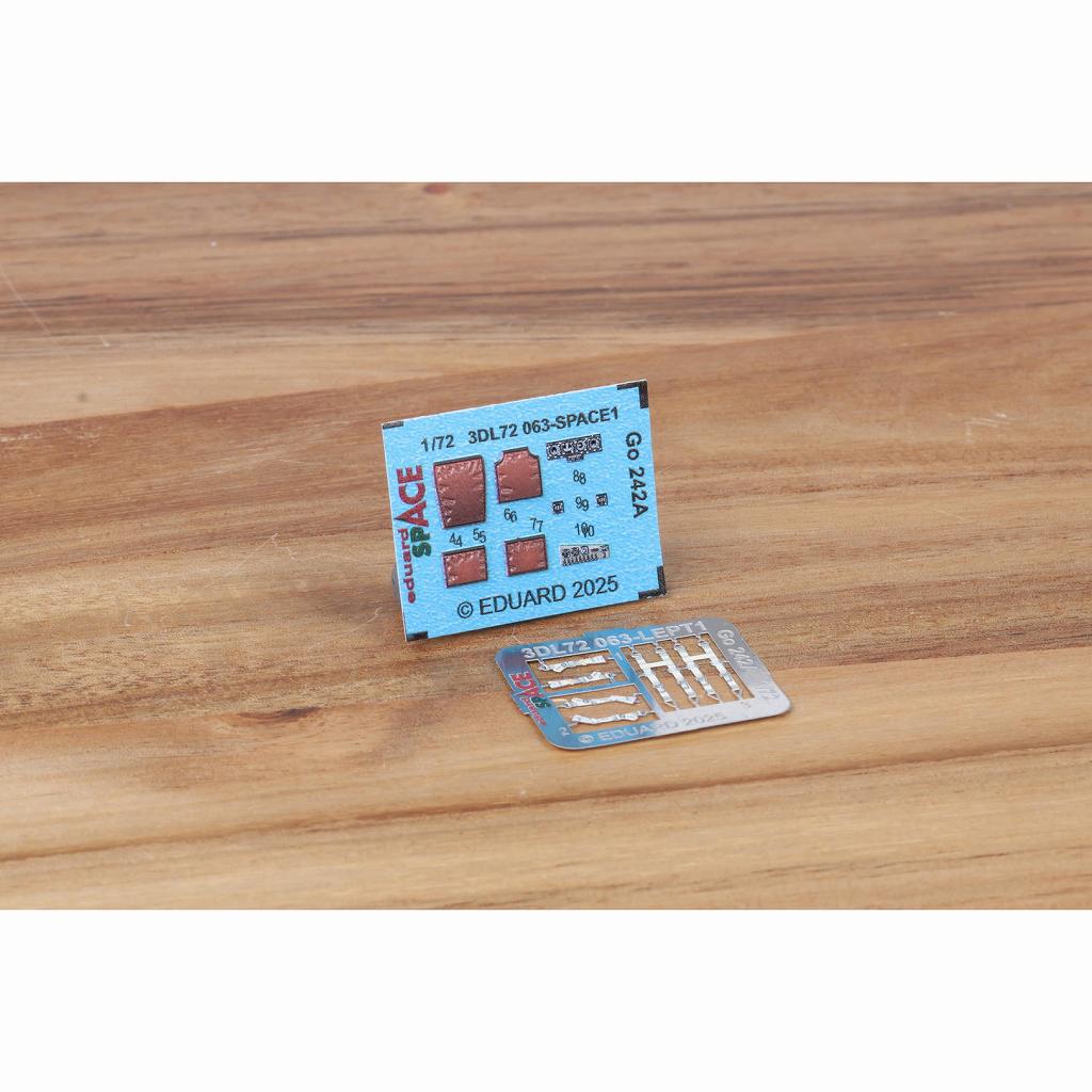 【新製品】3DL72063 1/72 ゴータ Go242 スペース内装3Dデカール w/エッチングパーツセット (IBG用)