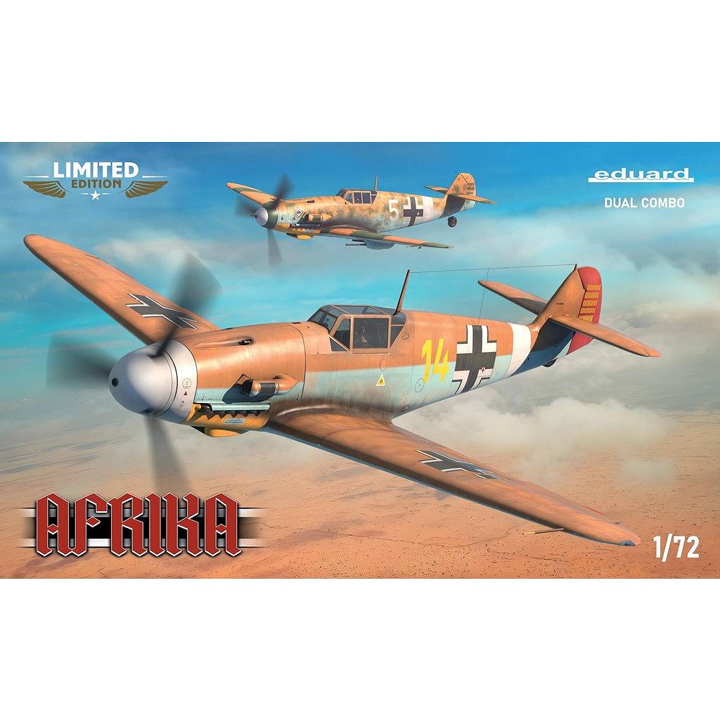 【新製品】2112 1/72 ｢アフリカ｣ メッサーシュミット Bf109F/G デュアルコンボ リミテッドエディション
