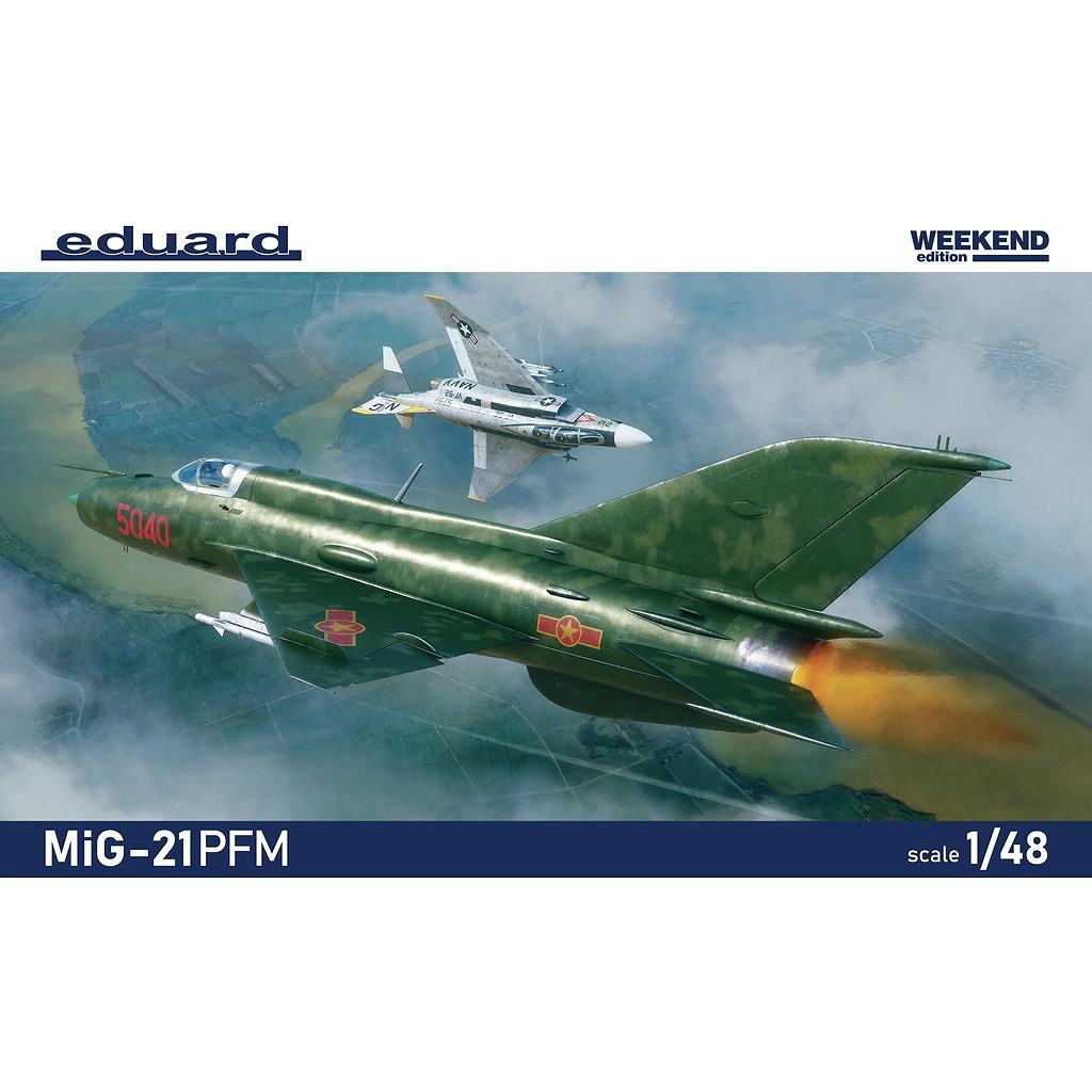 【新製品】84202 1/48 ミグ MiG-21PFM フィッシュベッド ウィークエンドエディション