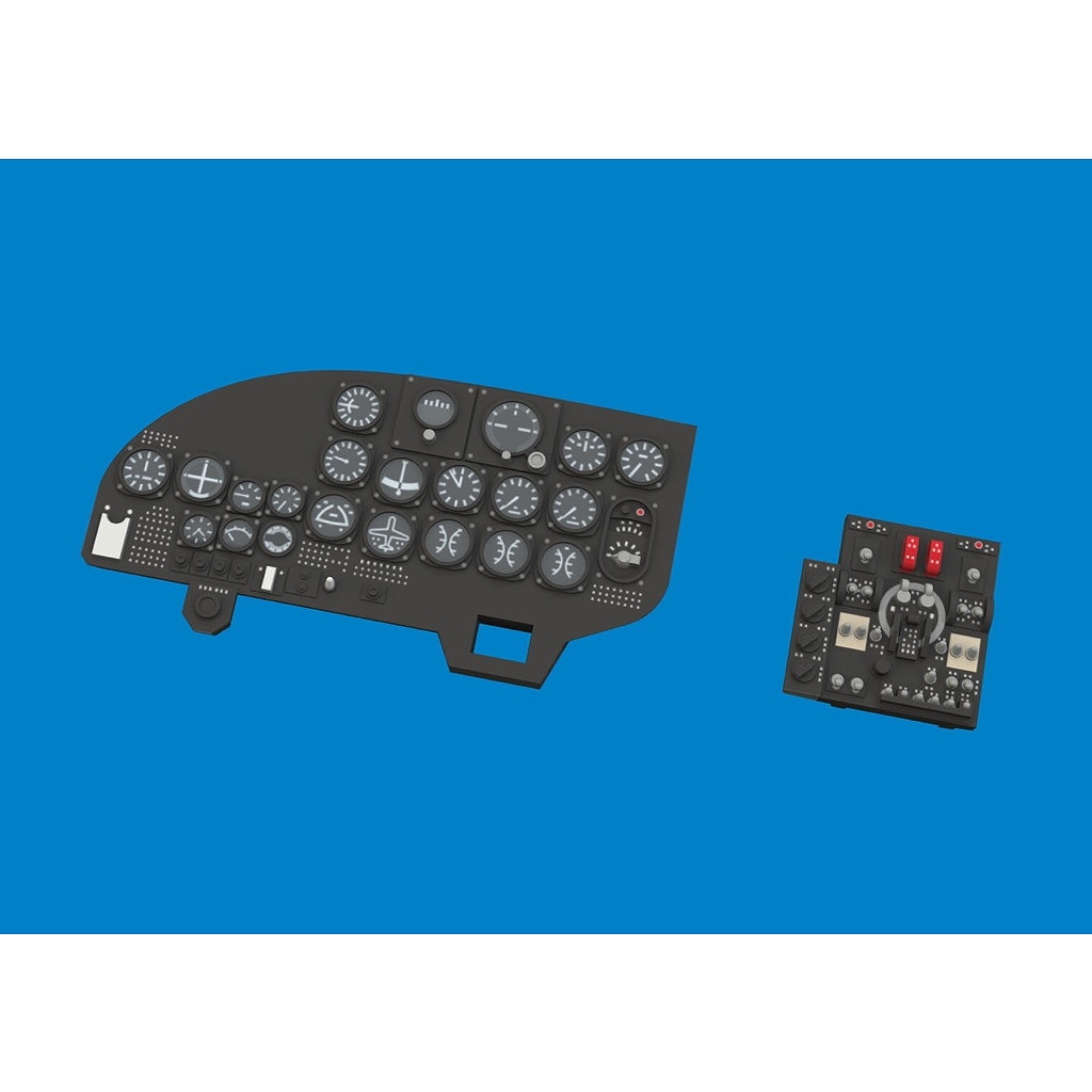 【新製品】ルック644309 1/48 マーティン B-26G マローダー ｢ルック｣ 計器板 (ICM用)