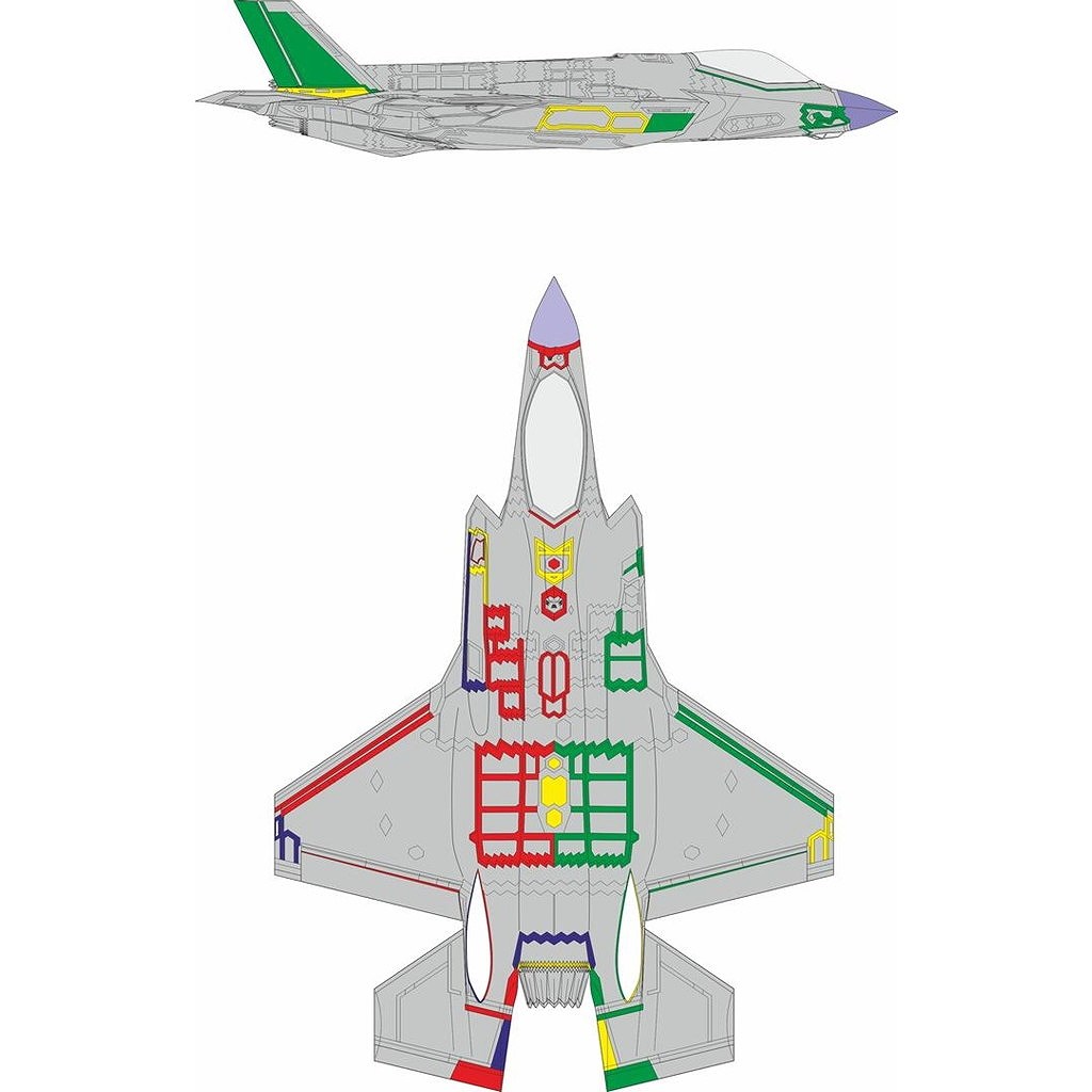 【新製品】CX693 1/72 ロッキード・マーティン F-35A ライトニングII RAM (初期) 塗装マスクシール (レベル用)