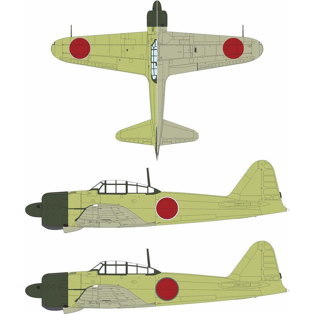 【新製品】JX337 1/32 三菱 零式艦上戦闘機 五二型 国籍マーク塗装マスクシール (タミヤ用)