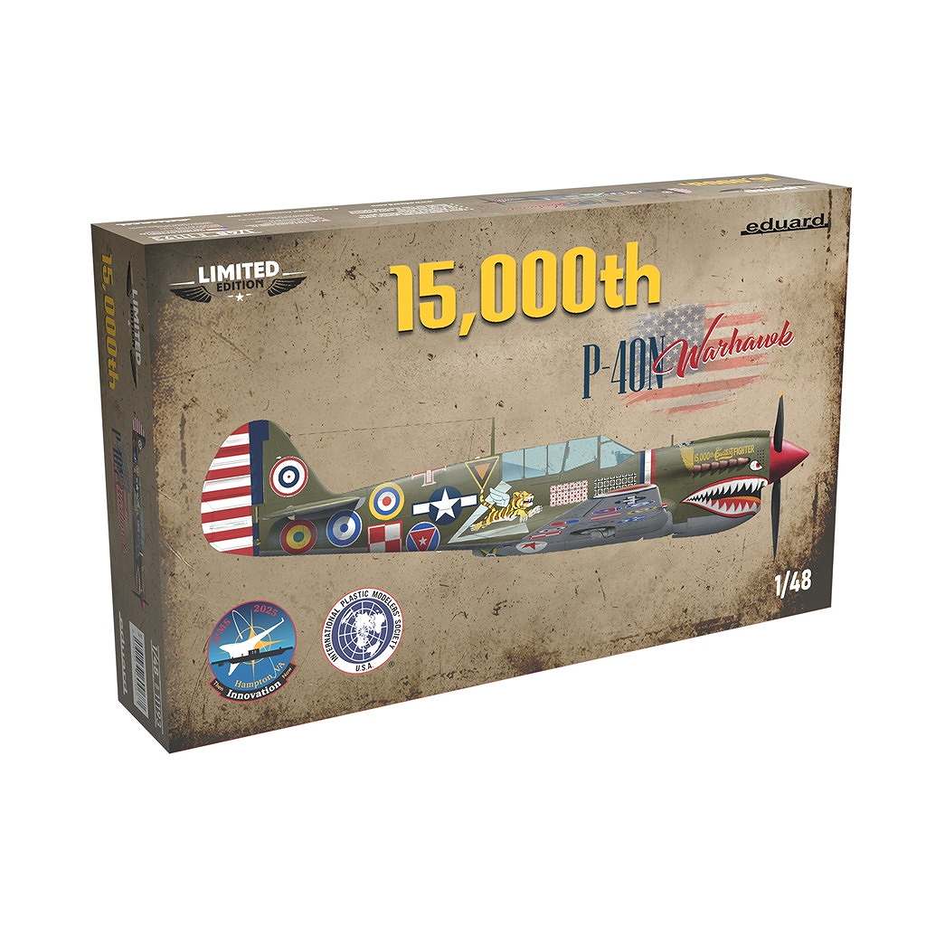 【新製品】11193 1/48 カーチス P-40N ウォーホーク 15,000機記念塗装リミテッドエディション