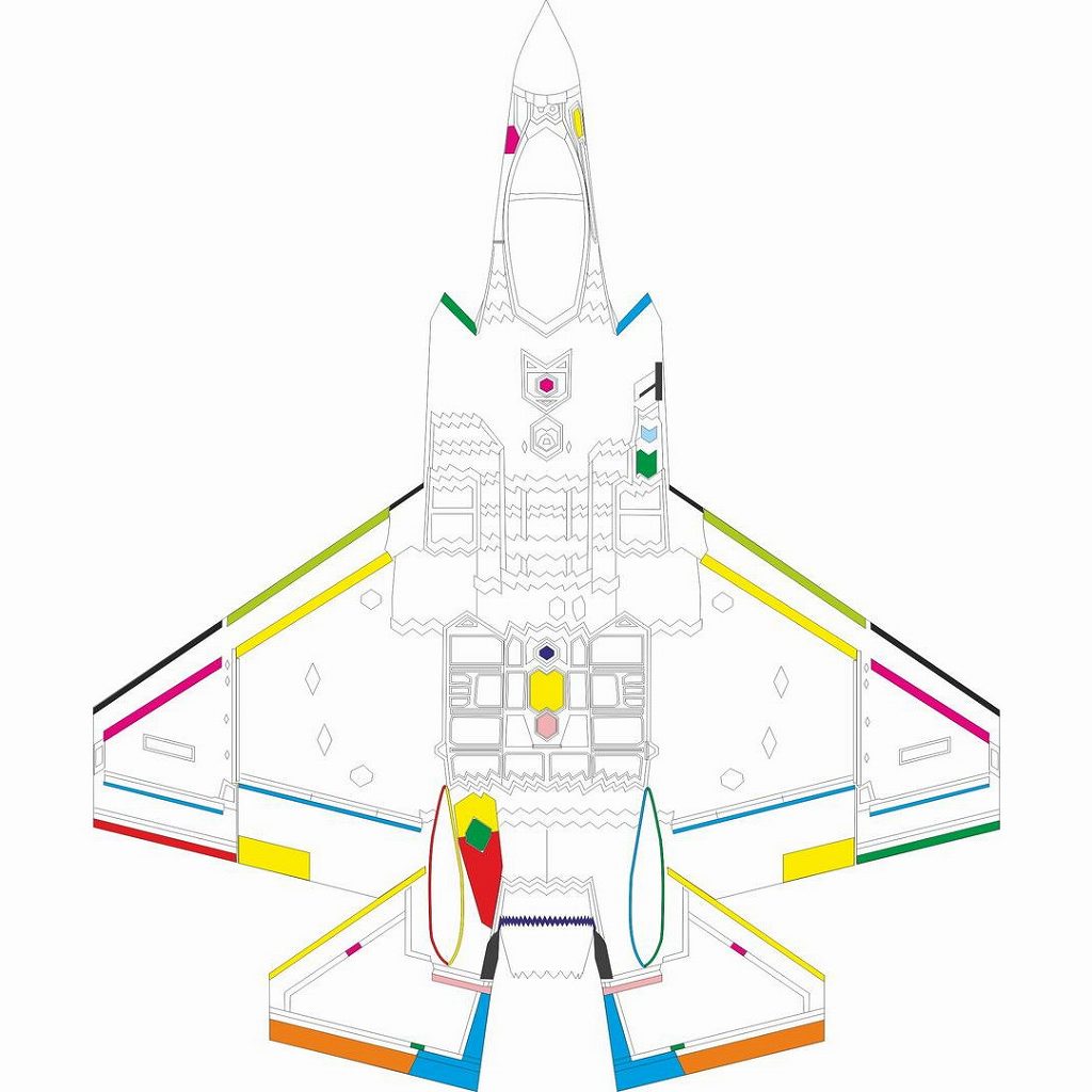 【新製品】CX698 1/72 F-35C ライトニングII RAMコーティング塗装マスクシール (タミヤ用)