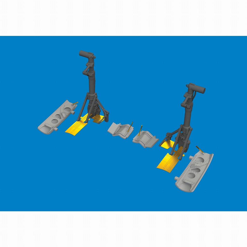 【新製品】ブラッシン6481142 1/48 P-40N 主脚 (エデュアルド用)