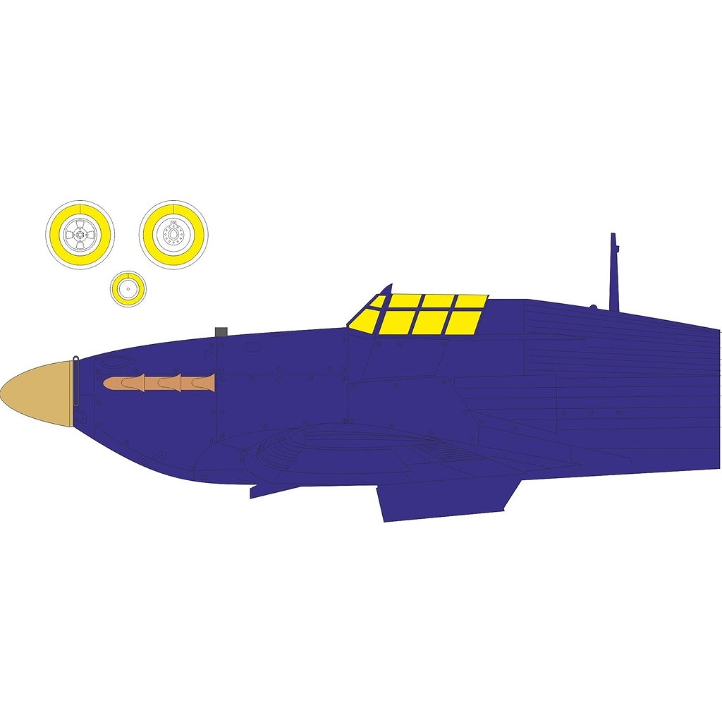 【新製品】JX341 1/32 ホーカー シーハリケーン Mk.IIc 塗装マスクシール (レベル用)