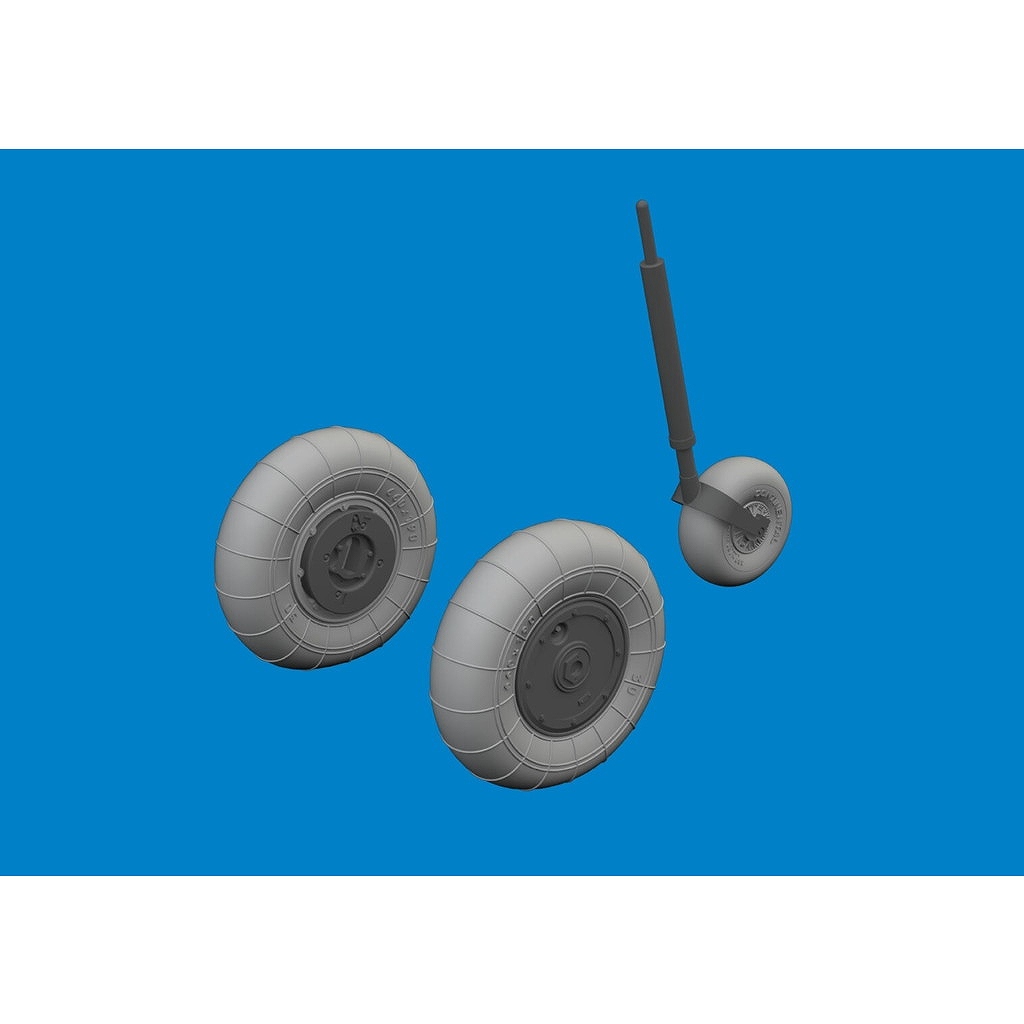 【新製品】ブラッシン632206 1/32 メッサーシュミット Bf109K-4 ホイール (コータリ用)