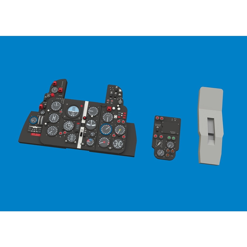 【新製品】ルック644329 1/48 ミグ MiG-21F フィッシュベッド (グレー) ｢ルック｣計器板 (エデュアルド用)