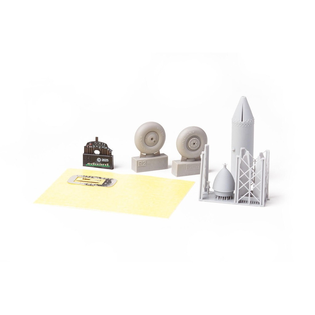 【新製品】ルック644340 1/48 リパブリック P-47D サンダーボルト レザーバック ｢ルック｣計器盤 (ミニアート用)