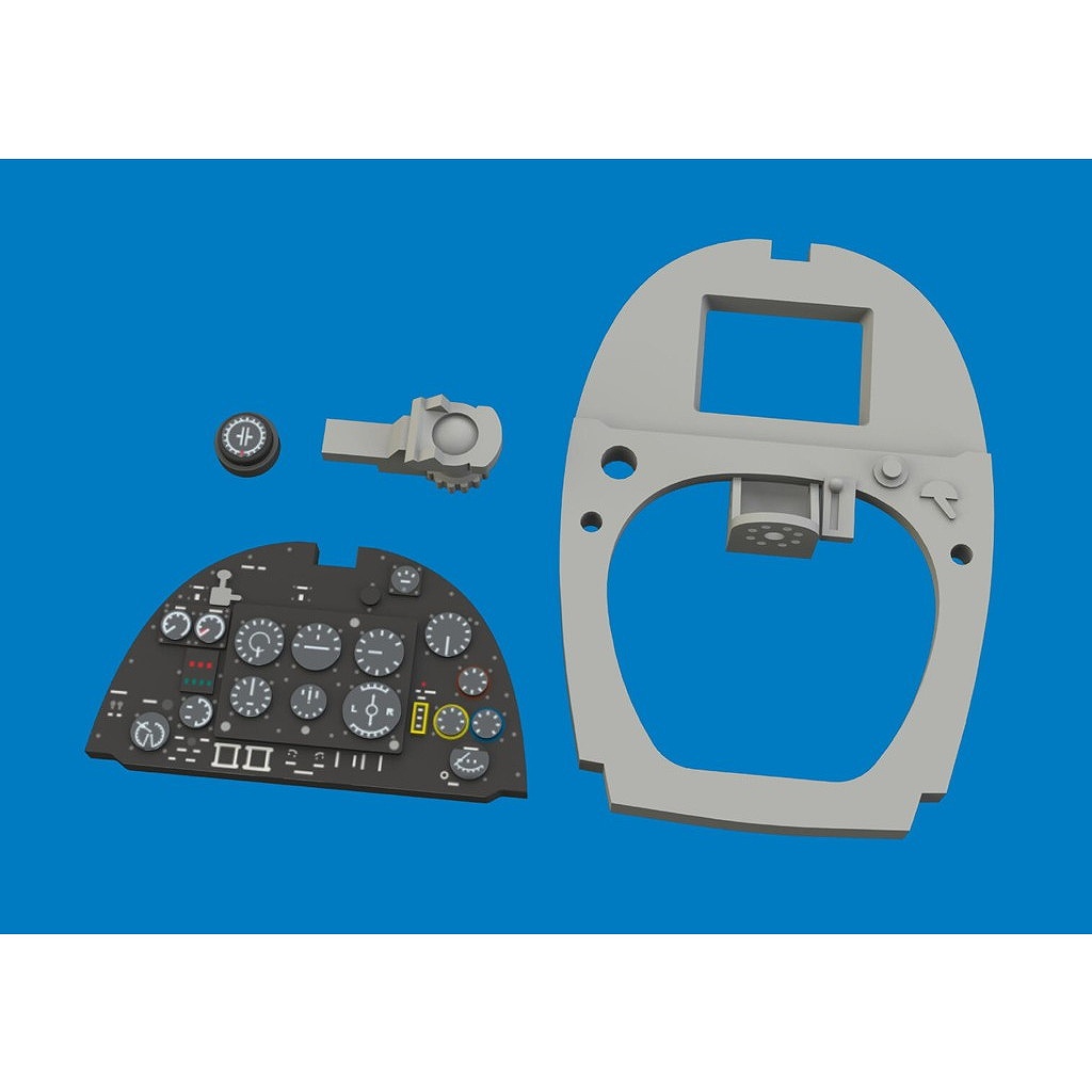 【新製品】ルック674057 1/72 スピットファイア Mk.Vb 「ルック」 計器板 (エデュアルド用)