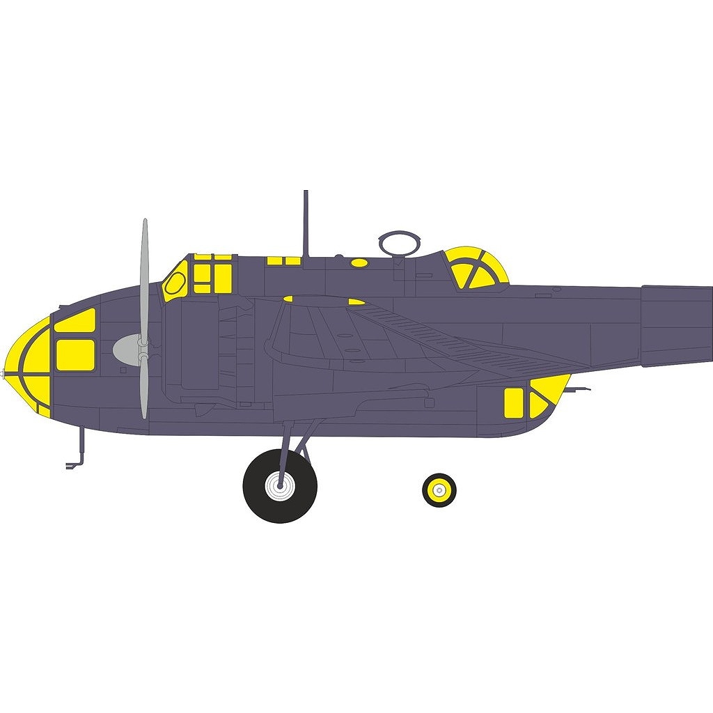 【新製品】EX1163 1/48 ハンドレページ ハンプデン B Mk.I 塗装マスクシール (ICM用)