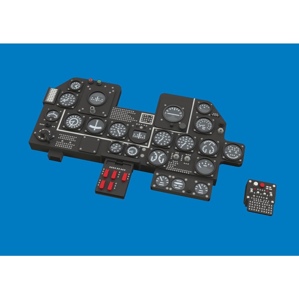 【新製品】ルック644339 1/48 リパブリック P-47N サンダーボルト 「ルック」計器盤 (ミニアート用)