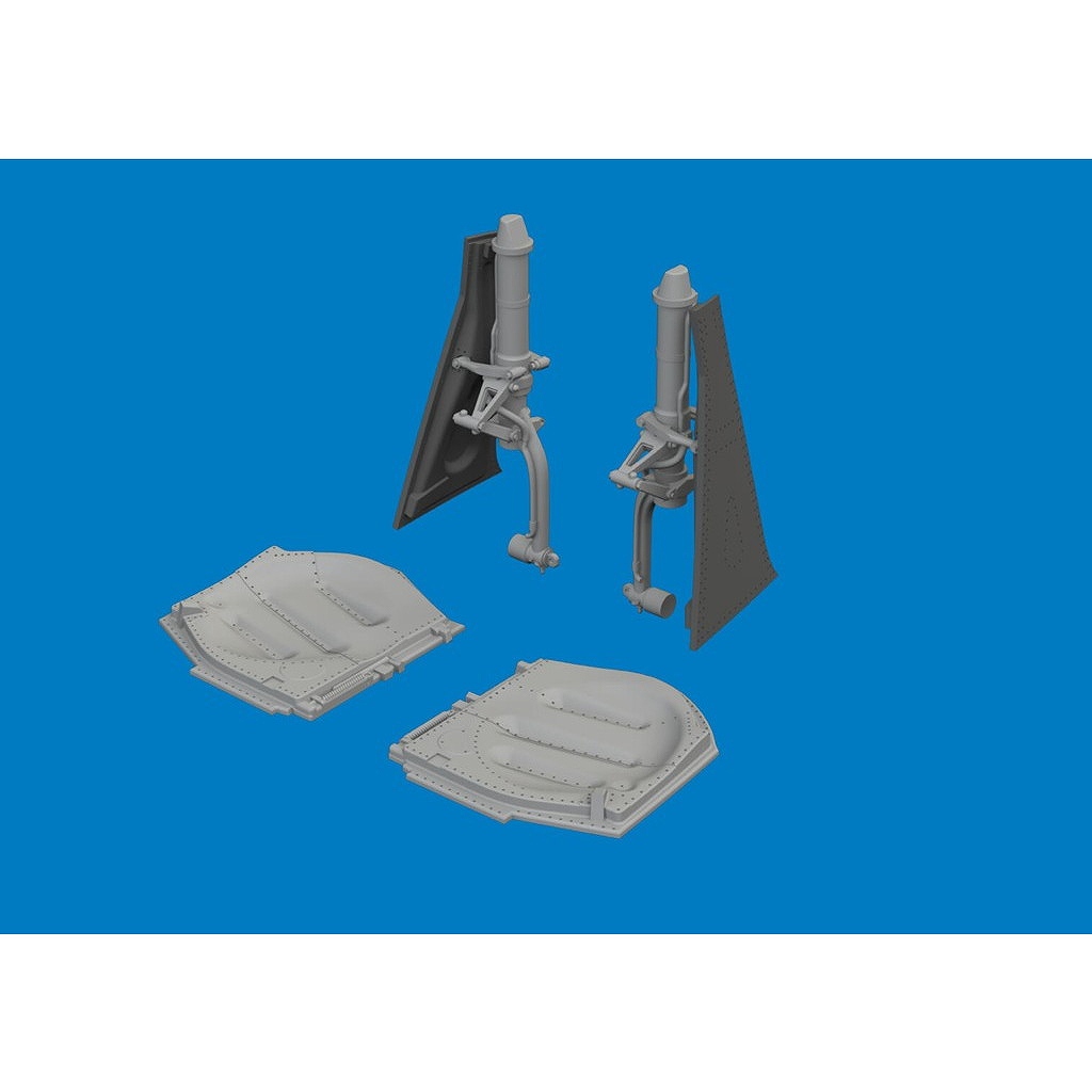 【新製品】ブラッシン672446 1/72 ノースアメリカン P-51D マスタング 主脚w/カバー (アルマホビー用)