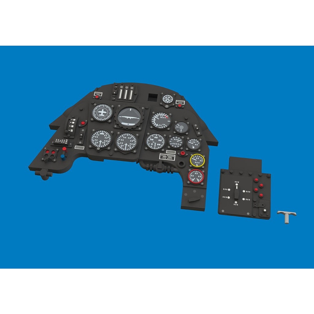 【新製品】ルック634053 1/24 メッサーシュミット Bf109G-6 「ルック」計器盤 (エアフィックス用)