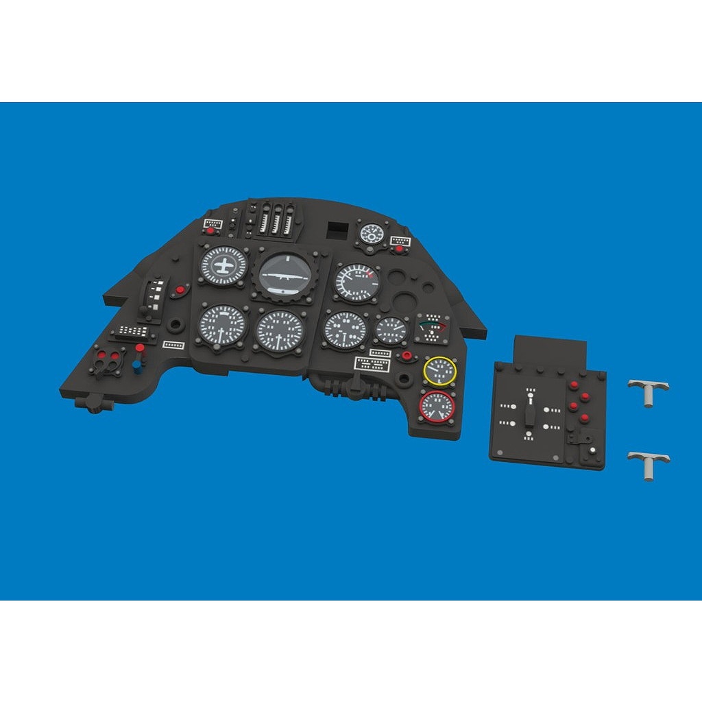 【新製品】ルック634054 1/24 メッサーシュミット Bf109G-5 「ルック」計器盤 (エアフィックス用)