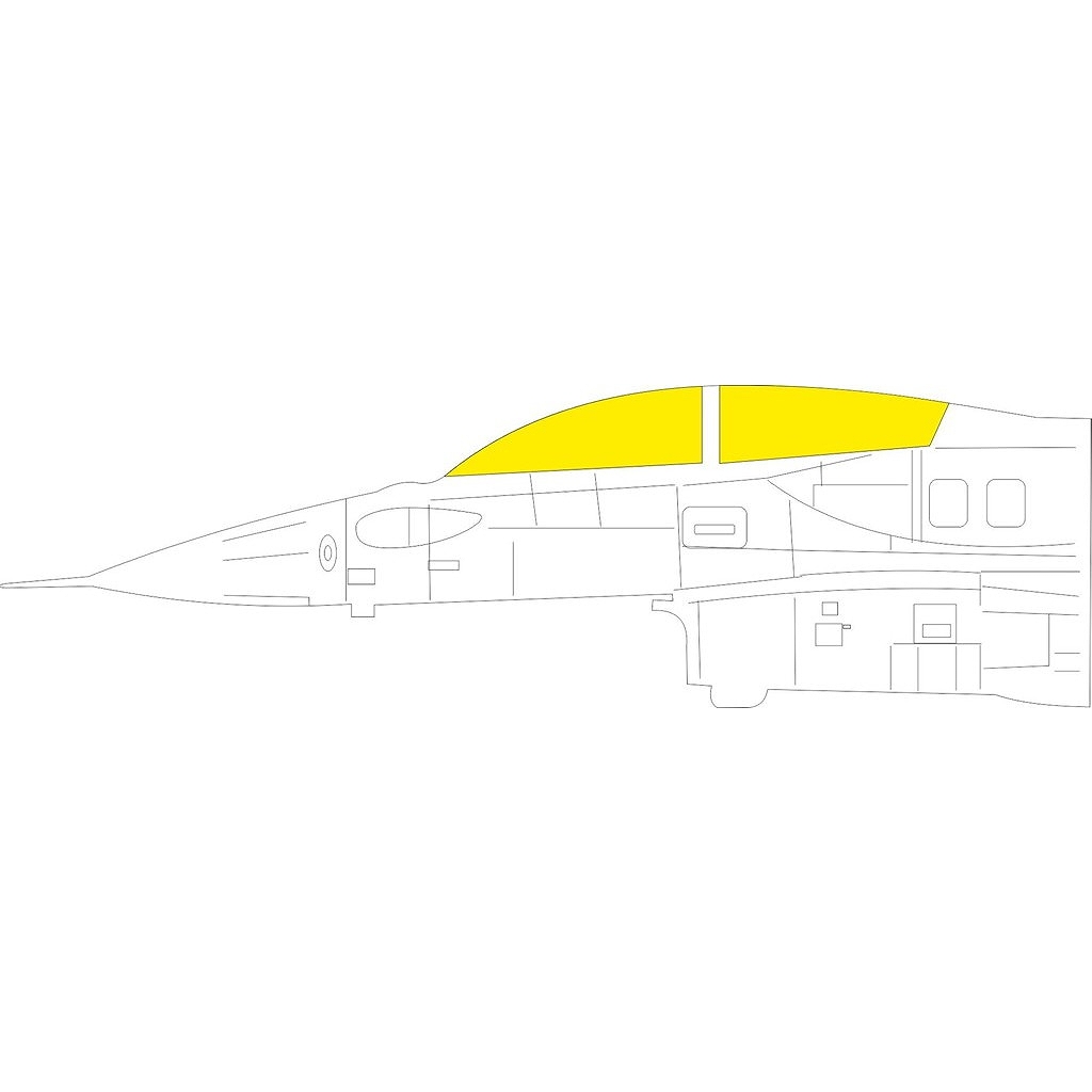 【新製品】EX1168 1/48 F-16I 塗装マスクシール (グレートウォール用)