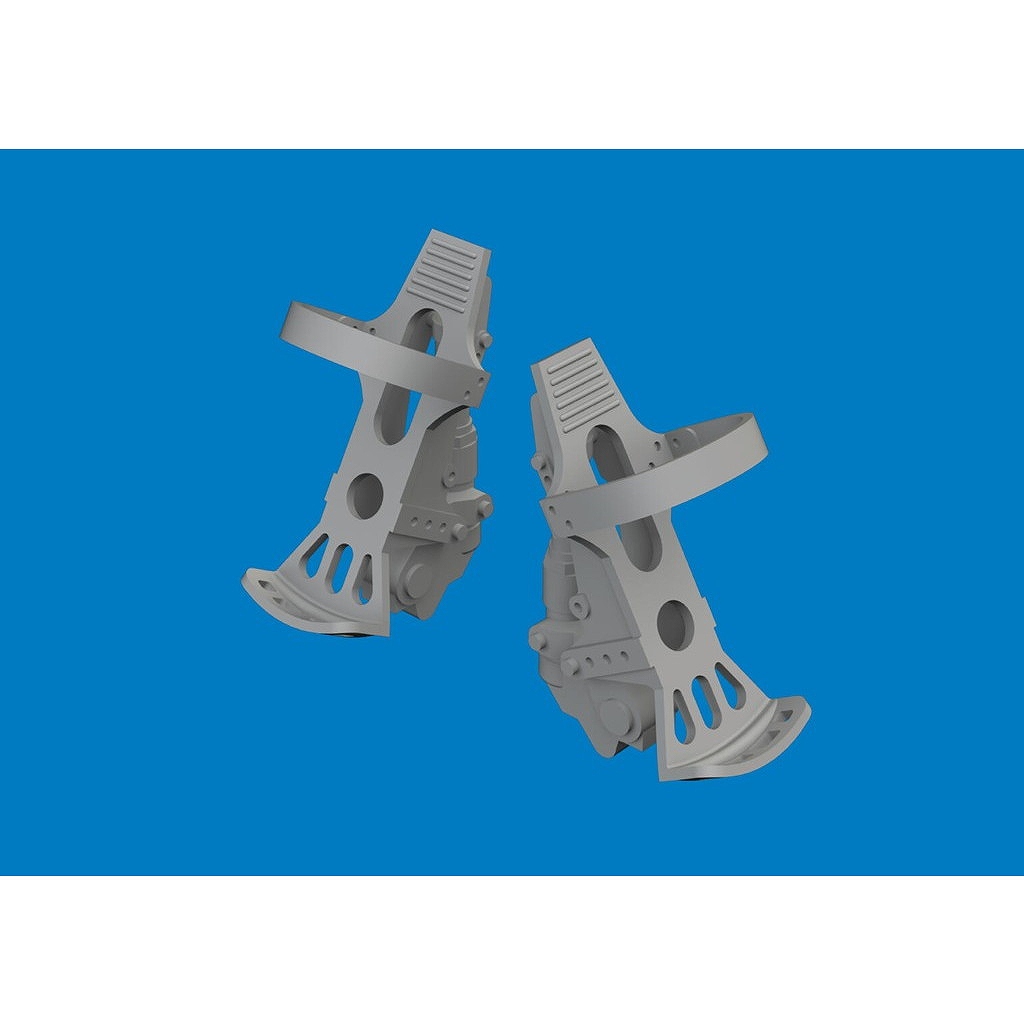 【新製品】ブラッシン624009 1/24 メッサーシュミット Bf109G-5/6 ラダーペダル (エアフィックス用)