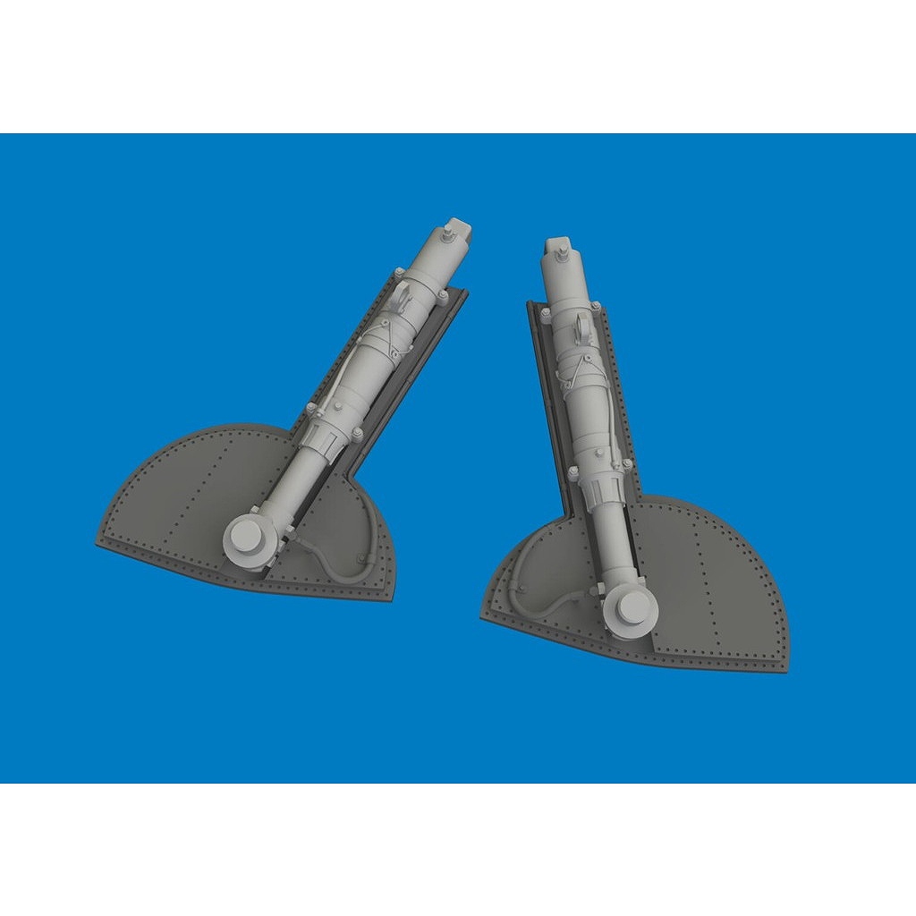 【新製品】ブラッシン6481171 1/48 スピットファイア Mk.I/ＩＩ/Va/Vb 主脚w/カバー(エデュアルド用)