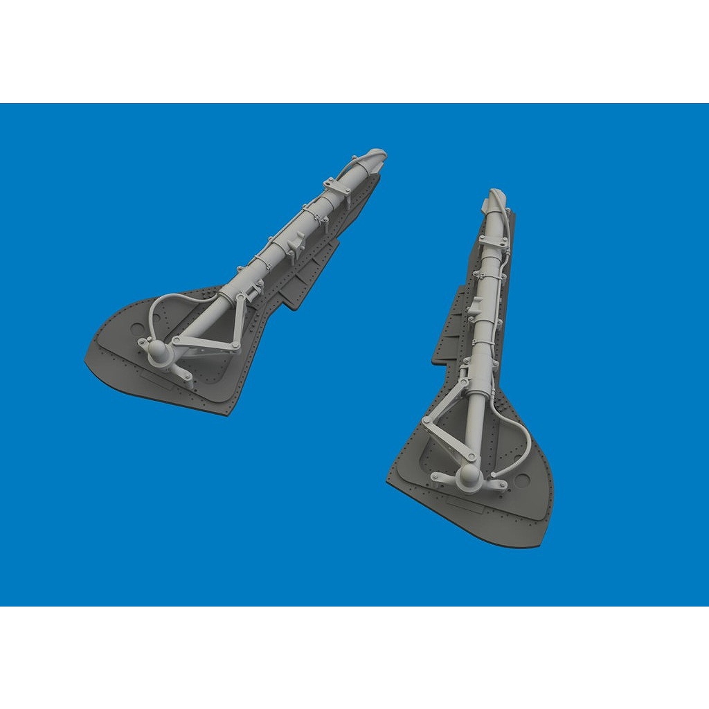 【新製品】ブラッシン6481179 1/48 フォッケウルフ Fw190A-8/R2 主脚w/カバー (エデュアルド用)