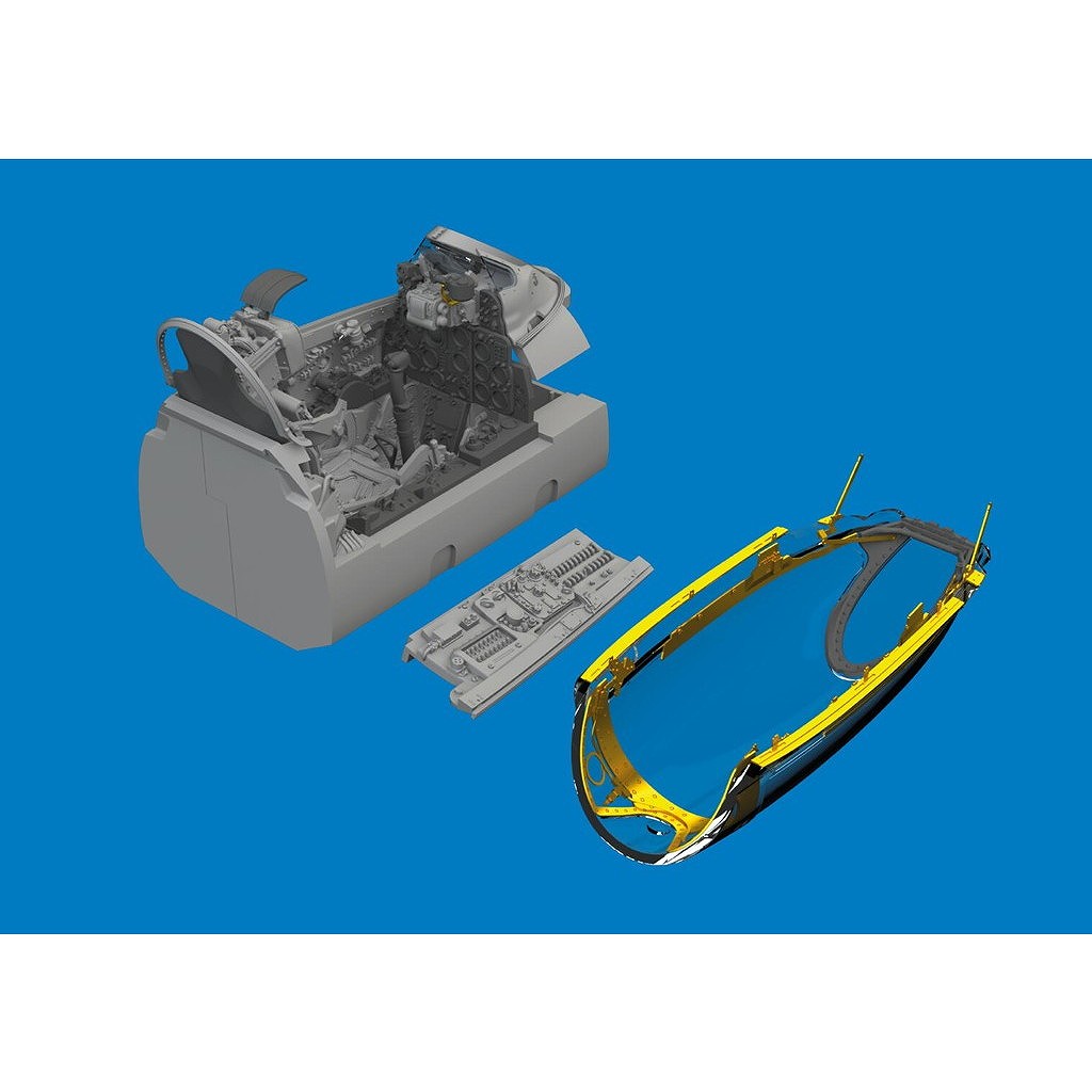 【新製品】ブラッシン6481182 1/48 MiG-21F コクピット (エデュアルド用)