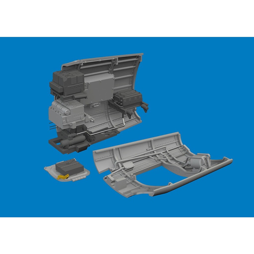 【新製品】ブラッシン6481191 1/48 カーチス P-40K ウォーホーク 無線室 (エデュアルド用)