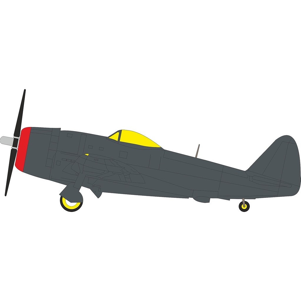 【新製品】EX1181 1/48 リパブリック P-47M サンダーボルト 「Tフェース」両面塗装マスクシール (タミヤ用)