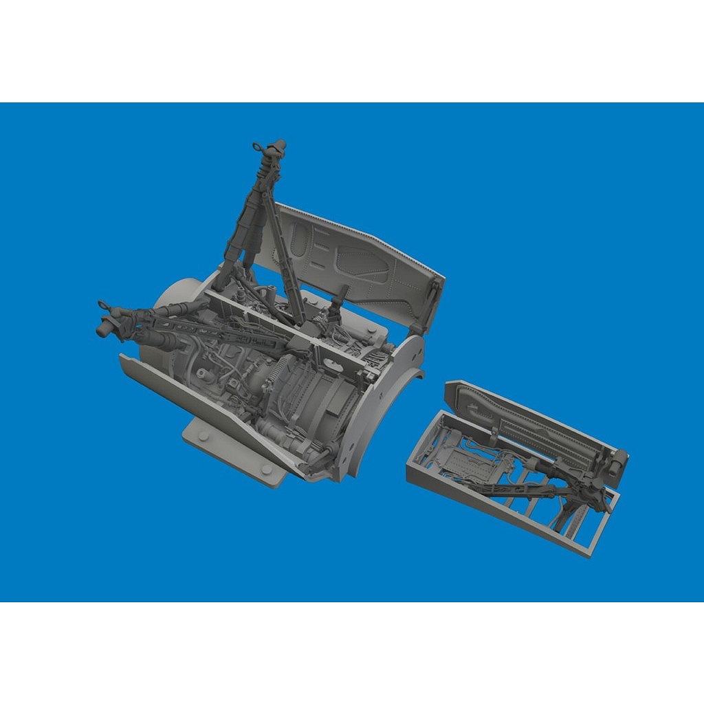 【新製品】ブラッシン6481188 1/48 F-16C ファイティングファルコン 着陸装置格納庫・着陸装置 (強化型) (タミヤ用)