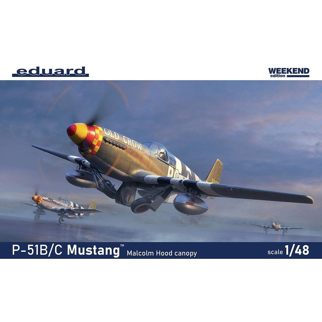 【新製品】84214 1/48 ノースアメリカン P-51B/C マスタング マルコムフード ウィークエンドエディション