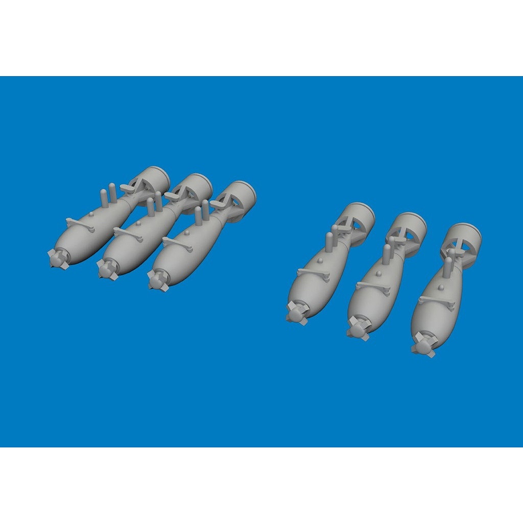 【新製品】ブラッシン6481213 1/48 カーチス P-40 40ポンド破砕爆弾 (6個入) (エデュアルド用)